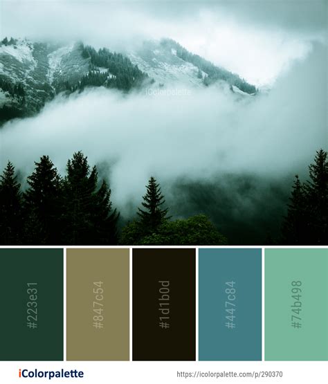 Color Palette ideas from 1956 Mountain Images | iColorpalette | Color mixing chart, Color ...