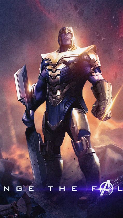 Melanjutkan avengers infinity war, dimana kejadian setelah thanos berhasil mendapatkan semua. Download 1440x2560 wallpaper thanos, avengers: endgame ...