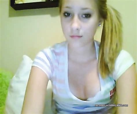 It's been a long time since we've all seen each other, and a lot of feelings welled up in people that they weren't expecting. Hot blonde teen strips naked and enjoys masturbating on webcam