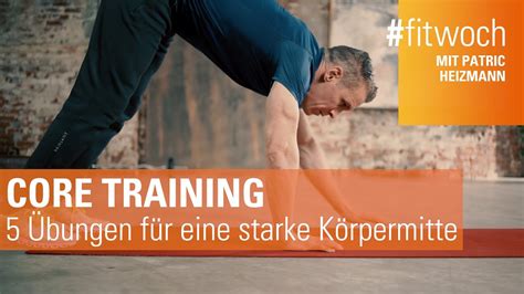 10 925 просмотров • дата премьеры: Core-Training für zu Hause | #fitwoch mit Patric Heizmann ...