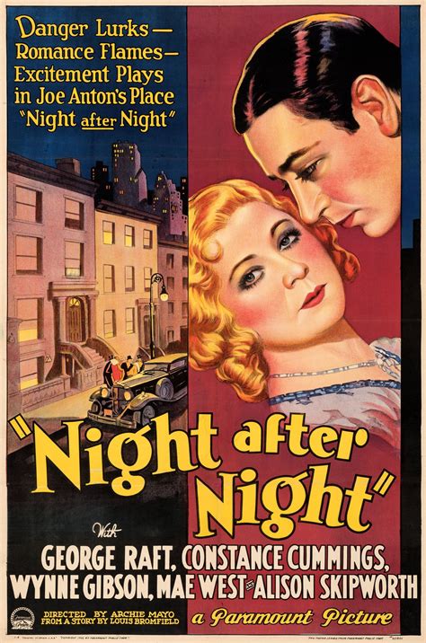 Super 8 film poster this is an original poster designed by me, the artist. Night After Night, 1932 in 2020 | Movie posters, Film ...