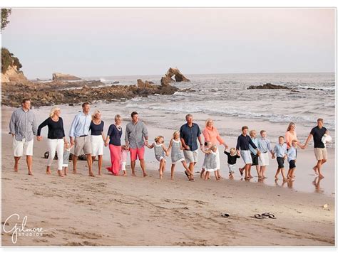 Navy, gray and white all act as neutral tones that help balance out the vibrant coral and ground the outfit. Navy, coral & white. | Family beach pictures outfits ...