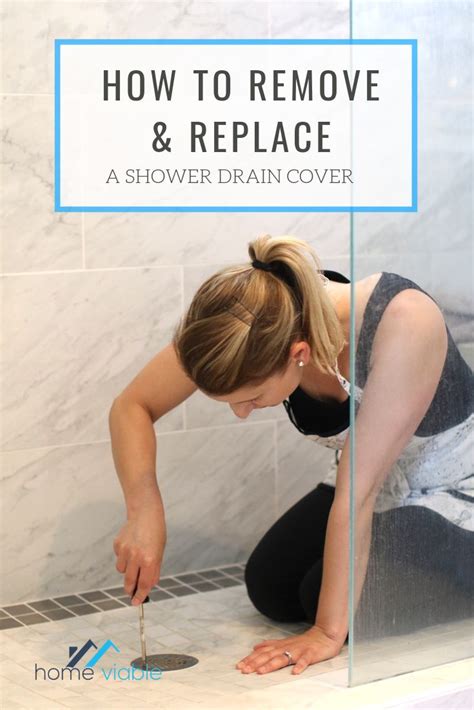 Has it been too long now? Learn how to remove and replace a shower drain cover with ...