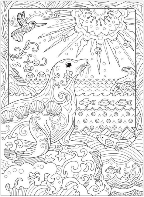 All coloring page life pages print with animals creatures ocean pictures kids free. Pin on Digi stamps & coloring pages