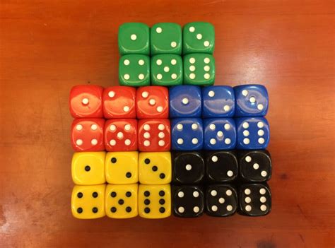 22MM rounded a small number of color dice, dice, 22 old man special 