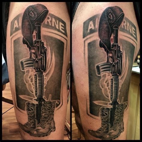 Maybe you would like to learn more about one of these? Fallen Soldier Airborne Tattoo | Veteran Ink