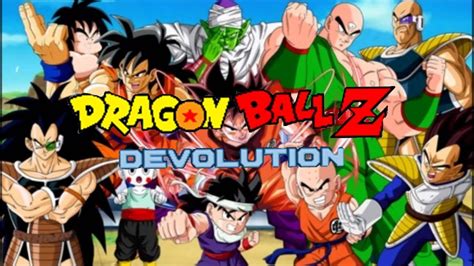 In this chapter, you can fight by playing with or against your friend and you can participate with many characters like goku, vegeta, freeza, gohan and majin buu to your fights. Dragon Ball Z Devolution Saga Sayajin | MaxiYG - YouTube