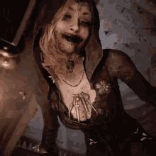 How tall is lady dimitrescu? Resident Evil Village Tall Lady GIF - ResidentEvilVillage ...
