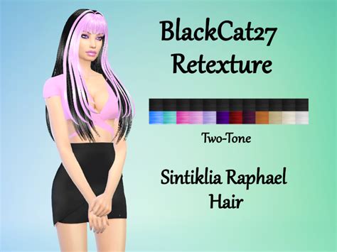 African american wigs afro curly synthetic hair women wig 12 inches. Sintikila Raphael Hair Retexture Two-Tone Black - The Sims ...