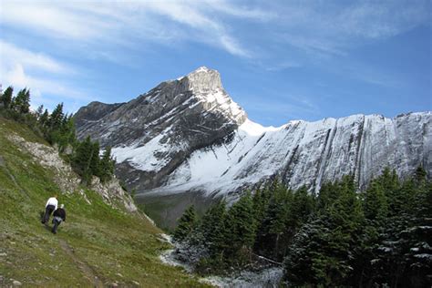 This trail goes by secluded jewell falls and has. North Kananaskis Pass | Hiking in Kananaskis Country ...