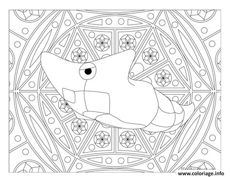 Un pikachu à colorier, la mascotte des pokemon s'est laissé approcher pour se faire dessiner calmement, chose rare. Coloriage Pokemon Mandala Adulte Metapod dessin