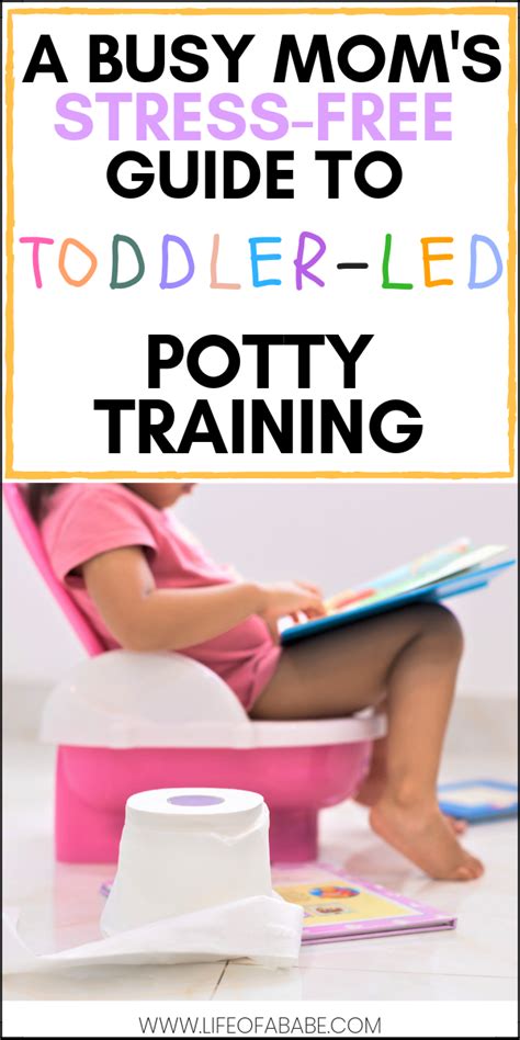 Toddler-led potty training tips for busy moms | Potty ...