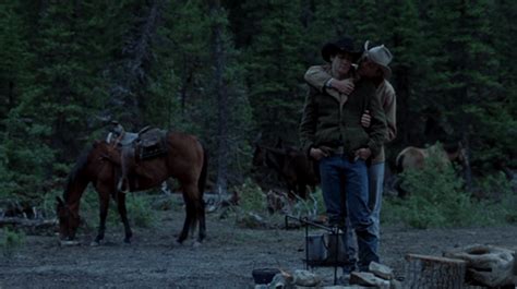 Ennis and jack are two shepherds who develop a sexual and emotional relationship. Brokeback Mountain GIF by Maudit - Find & Share on GIPHY