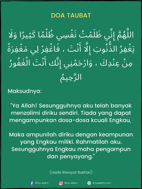 Dari abu hurairah r.a, rasulullah ﷺ bersabda: 10 Doa Mustajab Selepas Tahiyat Akhir dan Sebelum Beri Salam