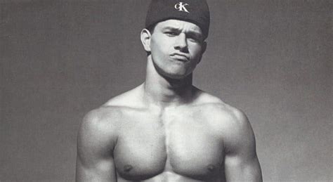 Calvin klein men's underwear souvenir poster: BAM! Mark Wahlberg With No Shirt + Naked Penis Bulge ...