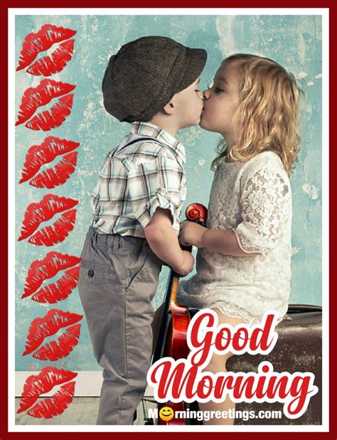 20 Romentic Good Morning Kiss Images - Morning Greetings - Morning Quotes And Wishes Images
