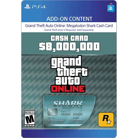 Check spelling or type a new query. Grand Theft Auto V Online: Megalodon Shark Cash Card $8,000,000 PlayStation 4 [Digital ...