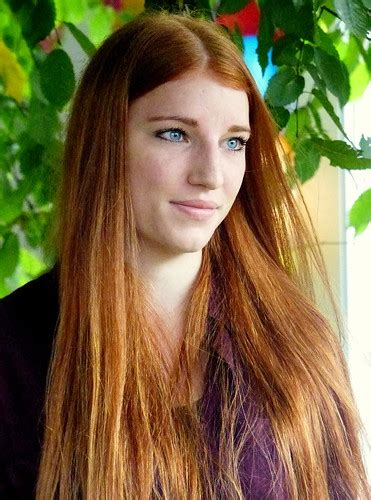 Newest best videos by rating. Portrait of a German girl with red hair an blue eyes. | Flickr
