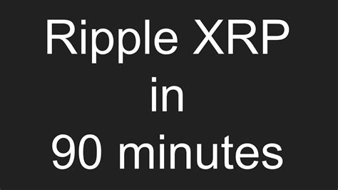 I owe you) and can be traded between different institutions. How to buy Ripple XRP in 90 minutes with USD$ - No ...