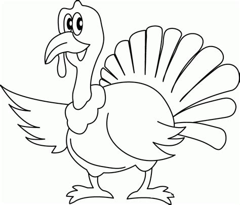 Kids who print and color sheets and pictures, generally acquire and use knowledge more. Funny Turkey Coloring Page - Coloring Home