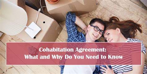 When a couple decides to live together or has already been living together for some time now, they may choose to reach a cohabitation agreement. Cohabitation Agreement: What and Why Do You Need to Know ...