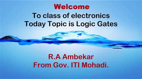 Use switch behavior of mos transistors to implement logical functions: Logic gates - YouTube