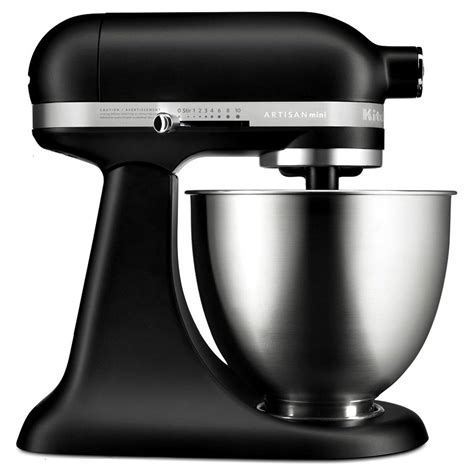 Any less than that and you won't be able to mix dough or anything thicker than cake batter, really. KitchenAid Artisan Mini Mixer Matte Black 5KSM3311XABM ...