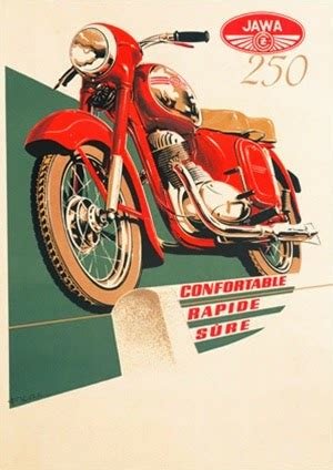 Stare plakaty reklamowe Jawa. - Motocykle Jawa - Blog