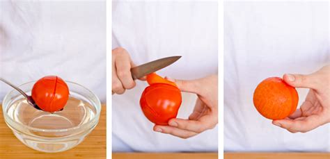 Tomato applying a sliced tomato on the skin directly is one of the easiest and safest method to remove the tan. How to Peel and Slice Tomatoes - Simply yumSimply yum