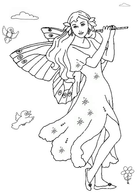 Over 6000 great free printable color pages. Free Printable Fairy Coloring Pages For Kids