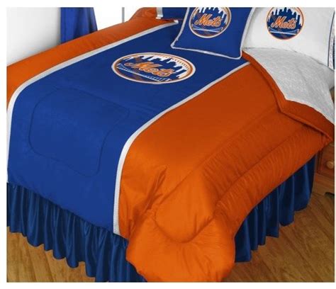 Get contact details & address of companies manufacturing and supplying bedding set, fashion bedding set, bed in a bag set across india. MLB New York Mets Baseball Team Queen-Full Bed Comforter ...