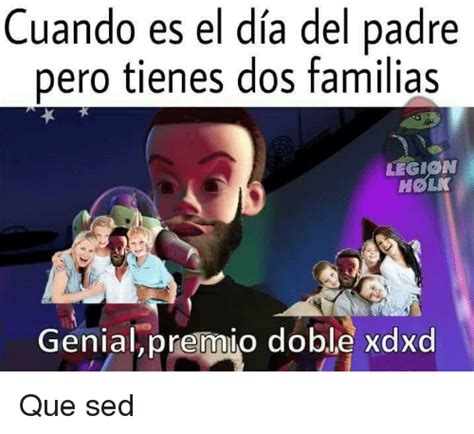 Es díficil escuchar los 3 minutos de canción sin que se nos humedezcan los ojos. Cuando Es El Dia Del Padre Pero Tienes Dos Familias LEGION ...