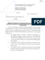 A letter on bank letterhead with your account information could work. Motion Vacate Judgment- Fraud on Court-Request Evidentiary Hearing