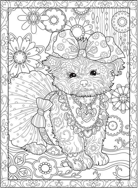 Really difficult color by number for adults coloring pages printable and coloring book to print for free. Welcome to Dover Publications | Dog coloring page ...