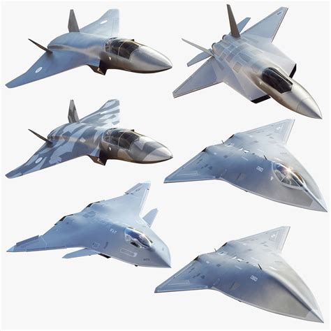 Fighter jet concept future 3D model - TurboSquid 1601200