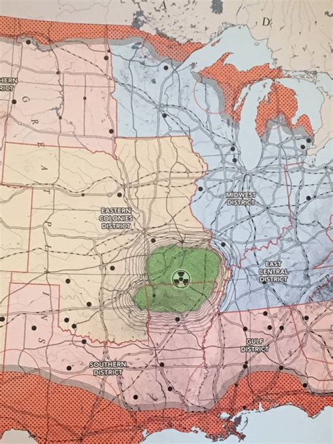 Infographics, illustrations, and visual representations of the handmaid's tale. Map: America from handmaid's tale (TV series) | alternate ...