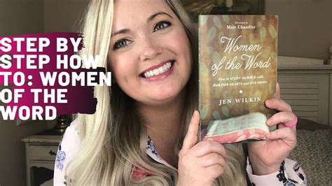 She has organized and led studies for women in home, church, and parachurch contexts. How to Study from Women of the Word by Jen Wilkin - YouTube