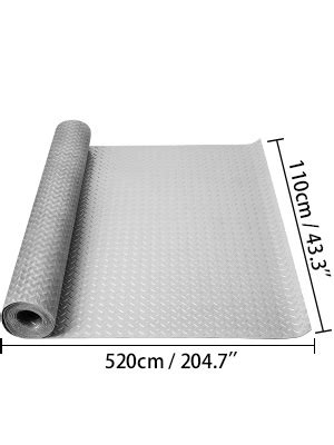 Doch so eine bodenschutzmatte trägt große verantwortung. PVC Bodenbelag Antirutschmatte 5,2x1,1M Wasserdicht Garage Bodenschutzmatte | eBay
