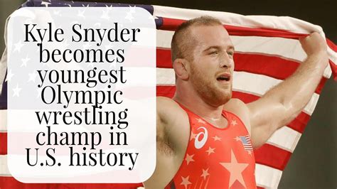 Sky brown wins bronze and becomes great britain's youngest summer olympian with success 15 minutes ago15 minutes ago.from the section olympics. Kyle Snyder becomes youngest Olympic wrestling champ in U ...