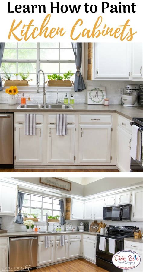 Paint the feet to match the cabinetry for the ultimate custom look. How to Paint Your Kitchen Cabinets | Cheap kitchen ...