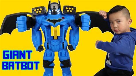 Build it per included instructions, except when mounting the battery case, move that to the back set of 2 bolt holes only. Giant Batbot Xtreme Transforming Robot With Voice Changer Unboxing With Ckn Toys | Best kids ...