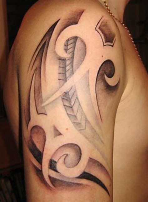 The key to all negative space tattoos is to use your natural skin color for the lightest parts of your design, often the subject of the piece. Tribal Tattoos - Types of Tribal Art & Tattoos | Bicep ...