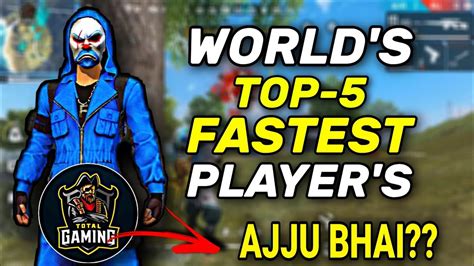 फ्री फायर हैक गेम डाउनलोड. World's Top - 5 Fastest Mobile Player's Of Free Fire Total ...