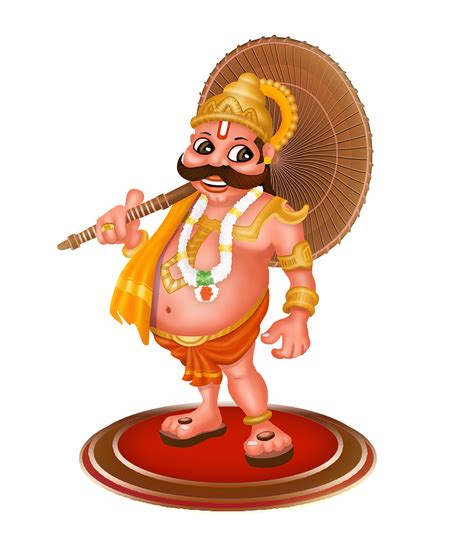 Onam harvest festival happy onam transparent png. Maveli on Behance