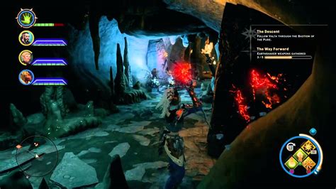 Break the boxes that are blocking the door here, and you will be able to find some loot in the cave area back here. Dragon Age™: Inquisition The Descent Weird Wall Glitch ...