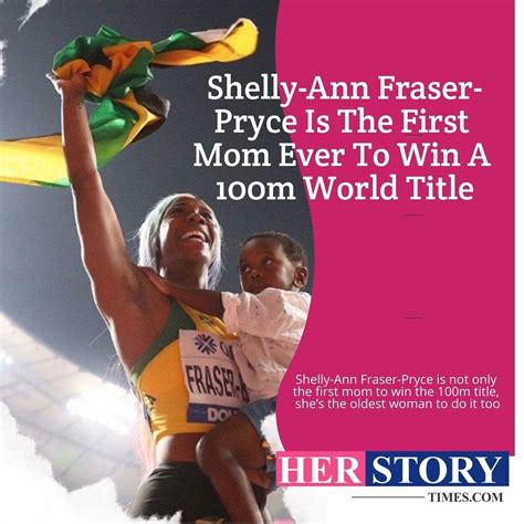 Born december 27, 1986) is a jamaican track and field sprinter who competes in the 60 metres, 100 metres and 200 metres. Shelly-Ann Fraser-Pryce Is The First Mom Ever To Win A ...