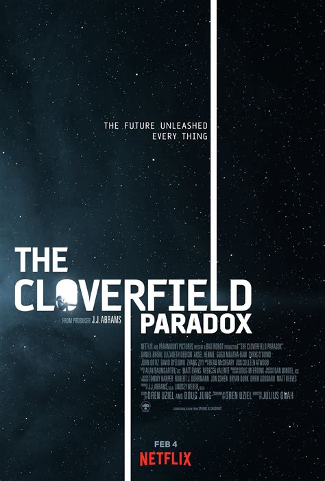 On 4th feb, that expert trickster jj abrams dropped cloverfield 3 aka the cloverfield paradox straight onto netflix at the same time as the trailer landed, with no warning whatsoever. The Cloverfield Paradox (2018) de Julius Onah - Caligari