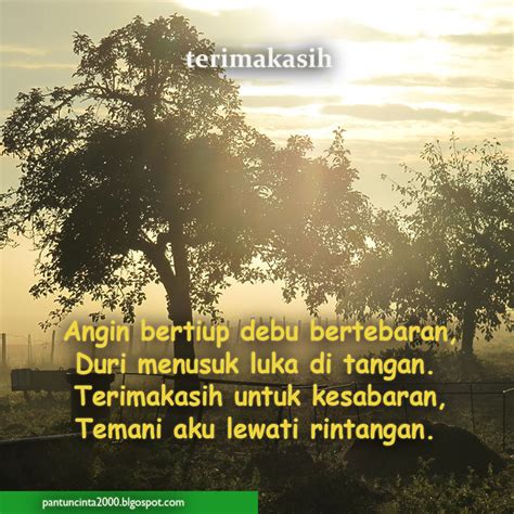 Simak kumpulan pantun ucapan terima kasih berikut ini yang telah brilio.net rangkum dari berbagai sumber, jumat (18/6). Pantun Ucapan Terima Kasih Untuk Pembeli