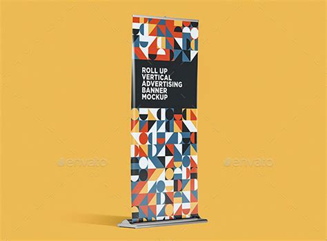Download Roll Up Vertical Advertising Banner Mockup 001 27533574 ...