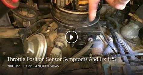 Symptoms of a bad throttle position sensor. Here is how to diagnose a bad throttle position sensor TPS ...